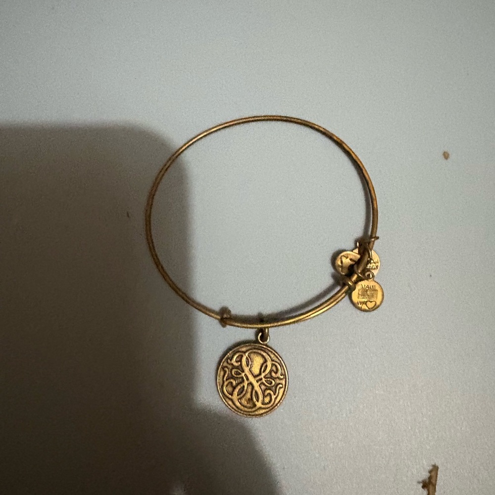 Alex and Ani Gold Charm Bangle path of life Bracelet